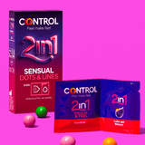 2 in 1 Sensual Dots & Lines 6 uds
