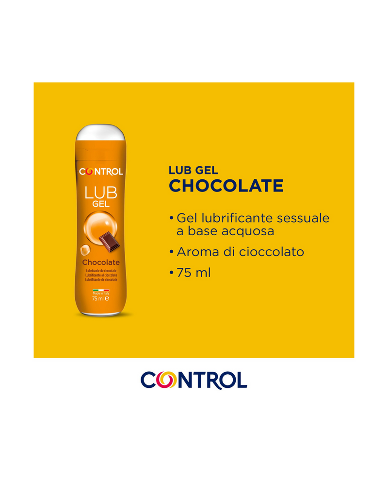 Gel lubricante de chocolate Control Italia Gel lubricante de chocolate Control Italia